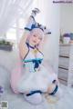 Coser@Sally多啦雪 (Sally Dorasnow): Nekopara Vanilla Lingerie (40 photos)